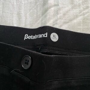 Women’s Betabrand Black Pants. XL. Soft.